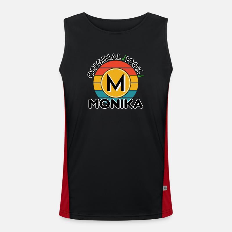 Monika Funktionelles Kontrast-Tank Top für Männer 