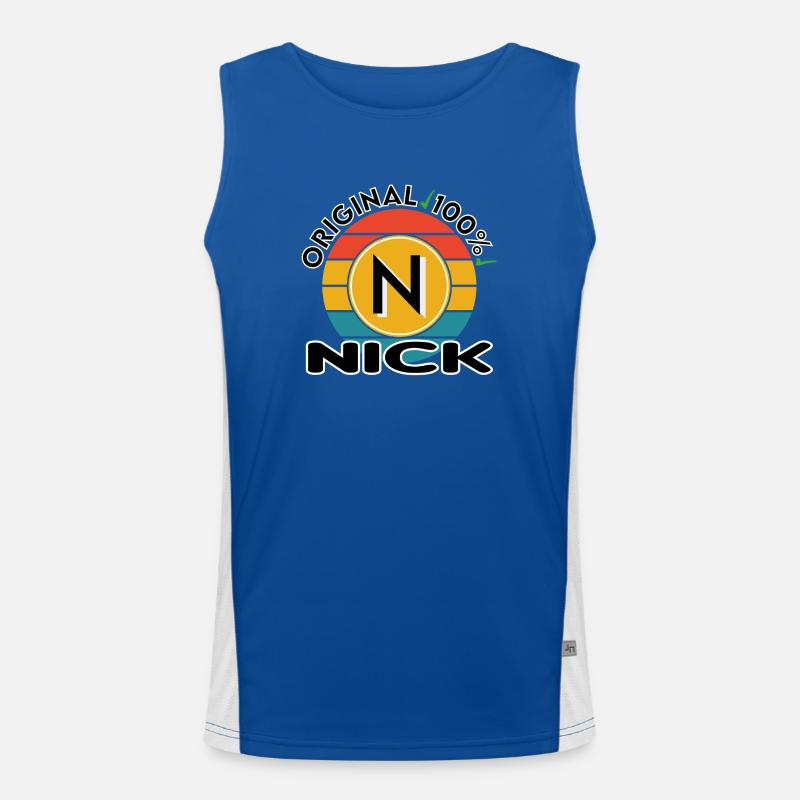 Nick Funktionelles Kontrast-Tank Top für Männer 