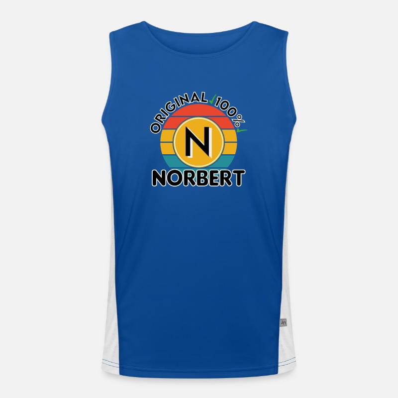 Norbert Funktionelles Kontrast-Tank Top für Männer 