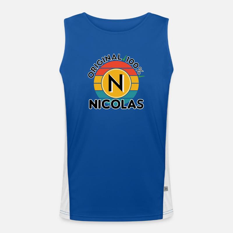 Nicolas Funktionelles Kontrast-Tank Top für Männer 