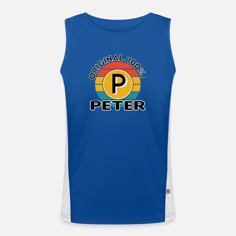 Peter Funktionelles Kontrast-Tank Top für Männer 