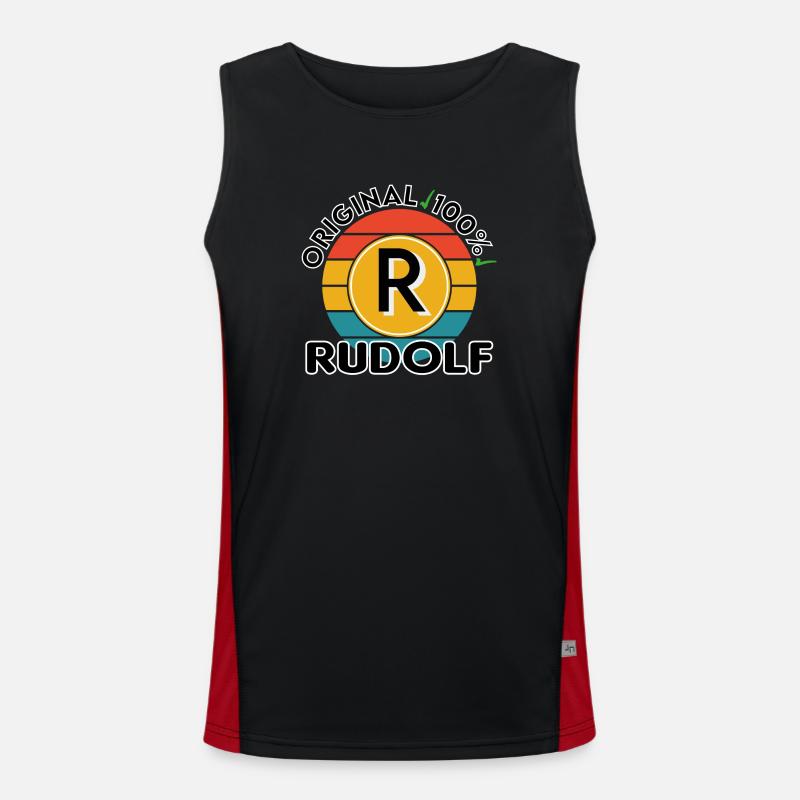 Rudolf Funktionelles Kontrast-Tank Top für Männer 
