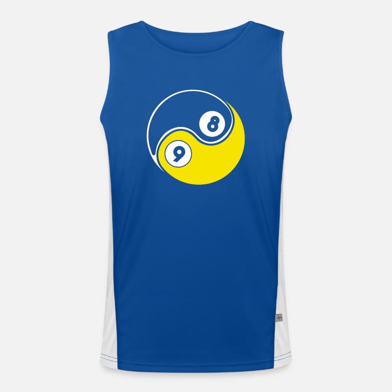 Snooker Pool Billard Funktionelles Kontrast-Tank Top für Männer 