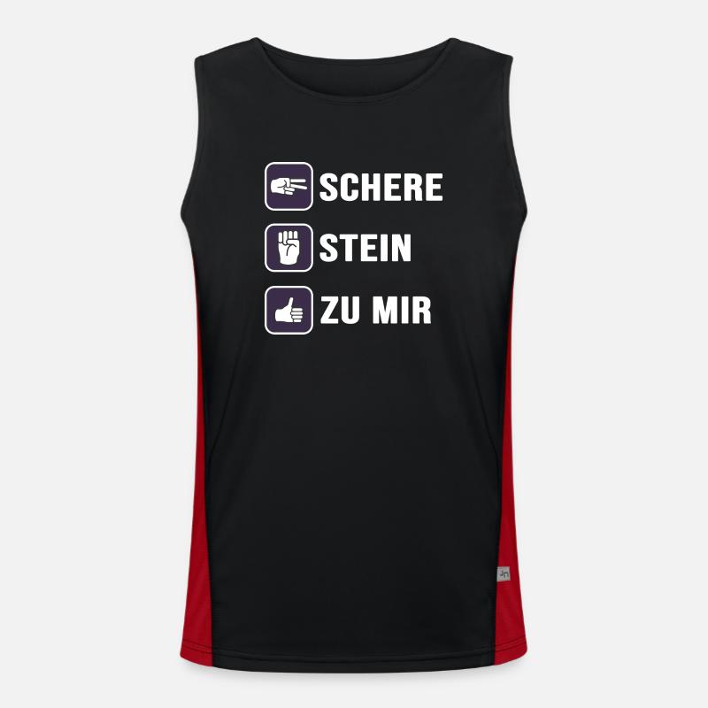 meme coole dating sprüche single-life hack Funktionelles Kontrast-Tank Top für Männer 