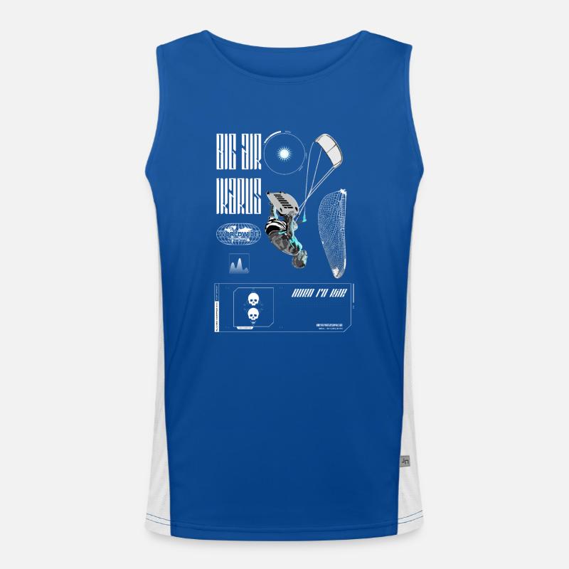 Ikarus Kitesurf Débardeur respirant contrasté Homme 