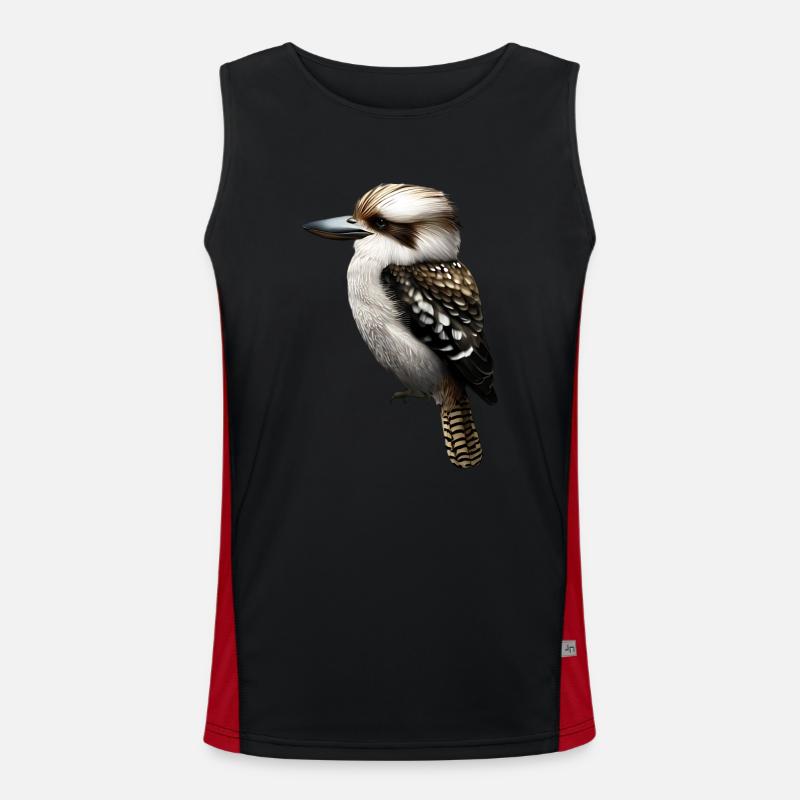 Süßer Kookaburra Funktionelles Kontrast-Tank Top für Männer 