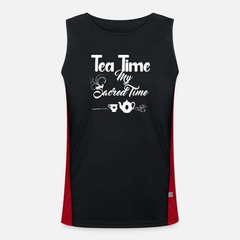 Tea Time Design - Vintage Design Débardeur respirant contrasté Homme 