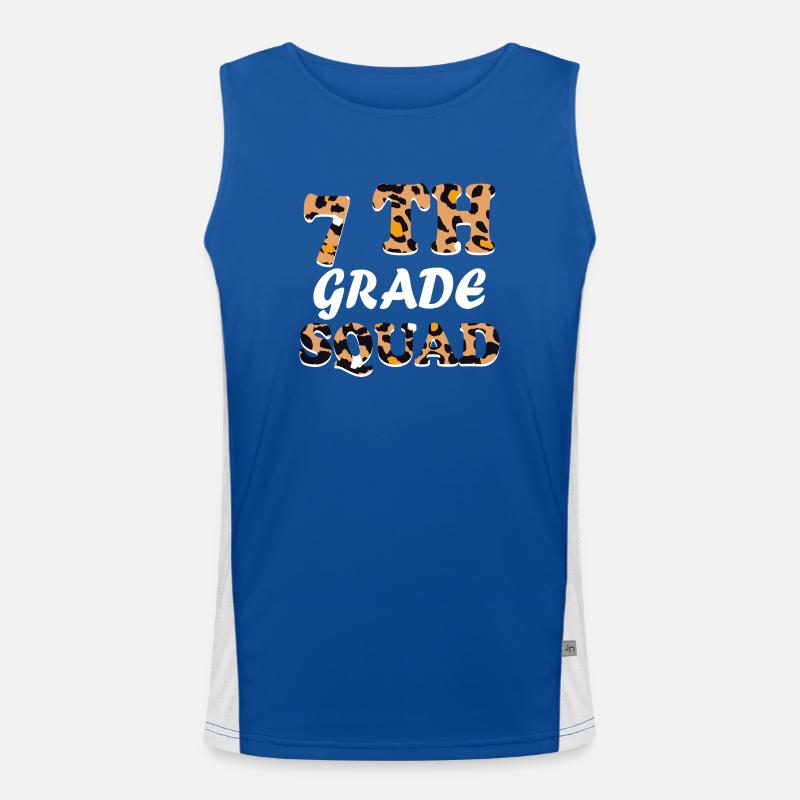 Cadeaux d’enseignant Leopard 7th Grade Débardeur respirant contrasté Homme 