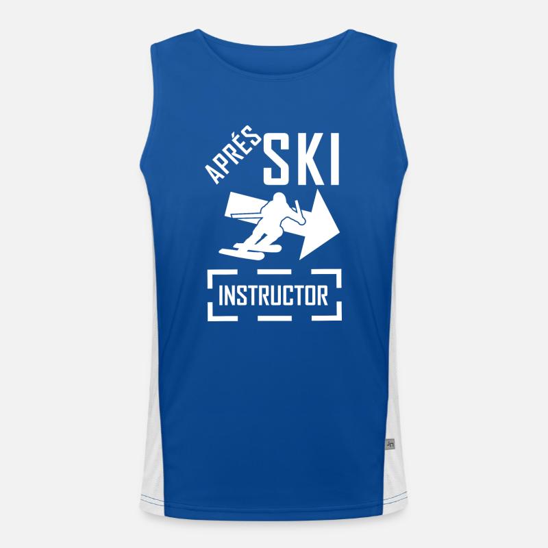 Après-Ski instructor Men's Functional Contrast Tank Top 