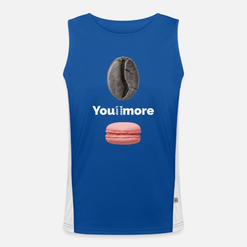 You don‘t need more Funktionelles Kontrast-Tank Top für Männer 