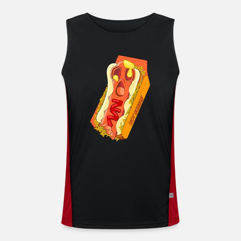 HOT SCREAM Men's Functional Contrast Tank Top 