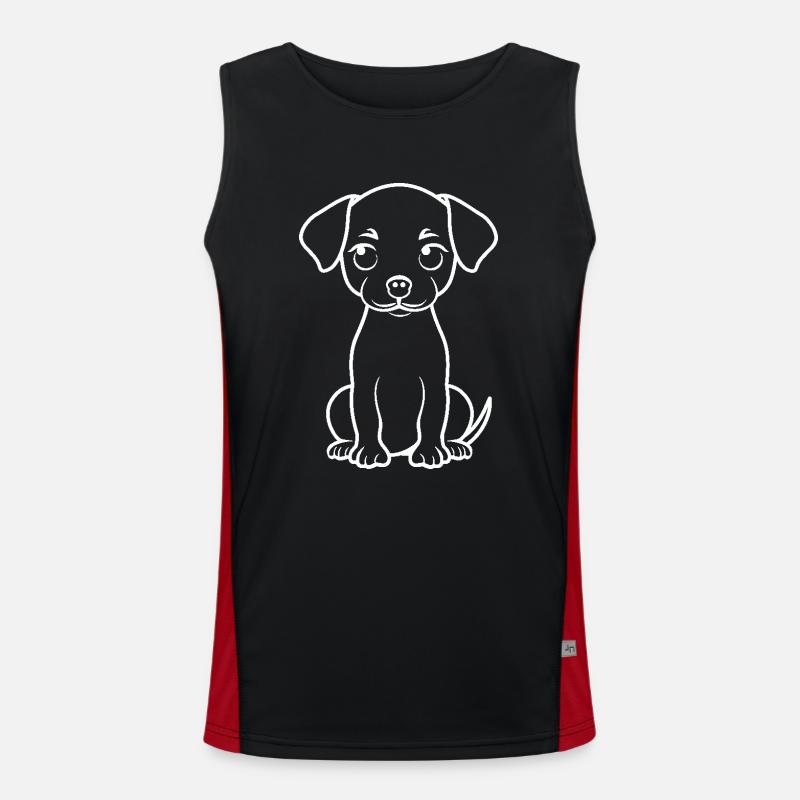 Chiweenie Men's Functional Contrast Tank Top 