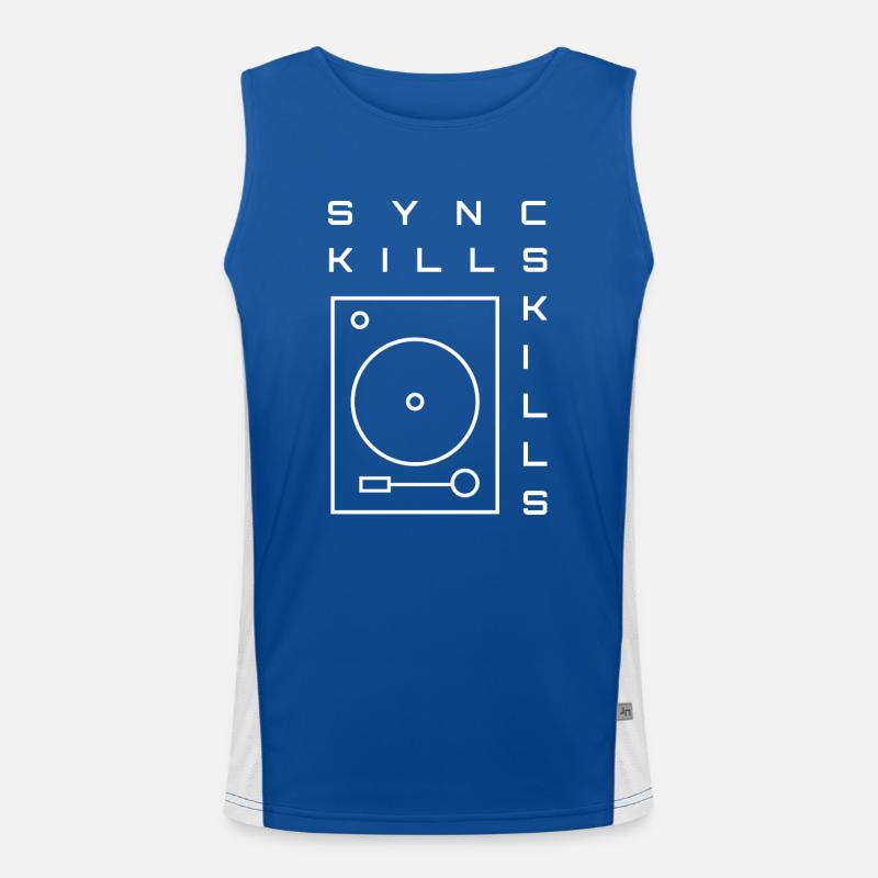 Sync kills skills Débardeur respirant contrasté Homme 