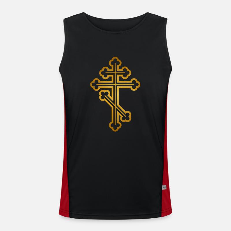 Orthodox Cross Men's Functional Contrast Tank Top 
