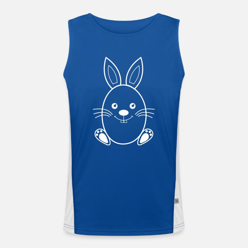 Lapin de Pâques Débardeur respirant contrasté Homme 