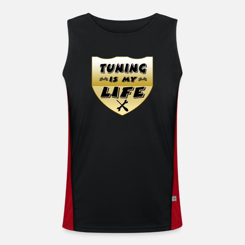 Tuning Men's Functional Contrast Tank Top 
