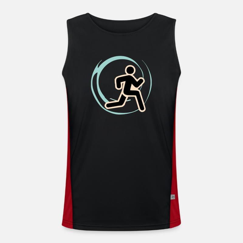 Running Icon Men's Functional Contrast Tank Top 