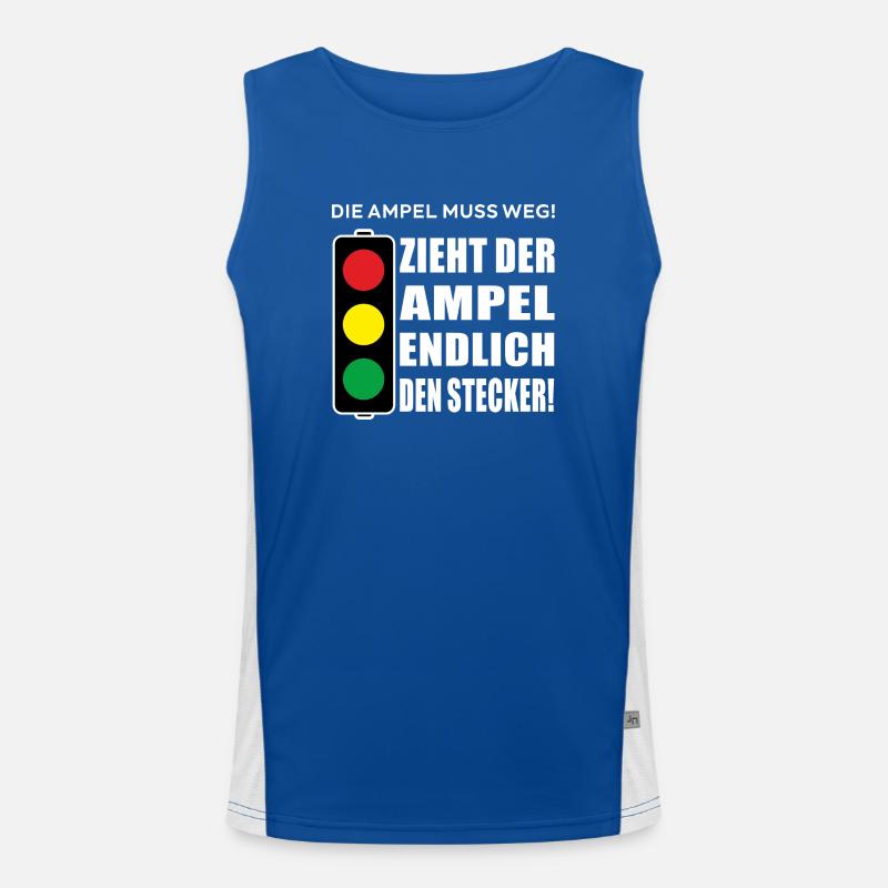 Zieht der Ampel endlich den Stecker Funktionelles Kontrast-Tank Top für Männer 