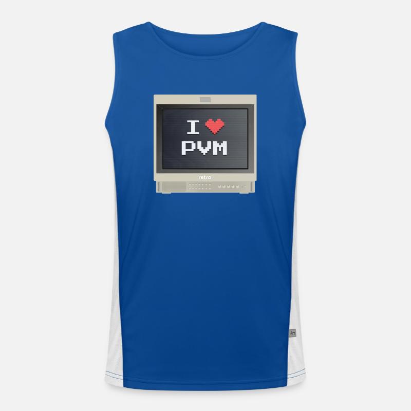 PVM Lover - J'aime mon PVM Débardeur respirant contrasté Homme 