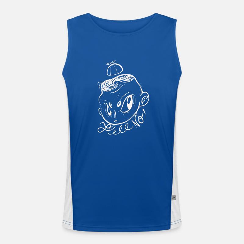 Hell no Men's Functional Contrast Tank Top 