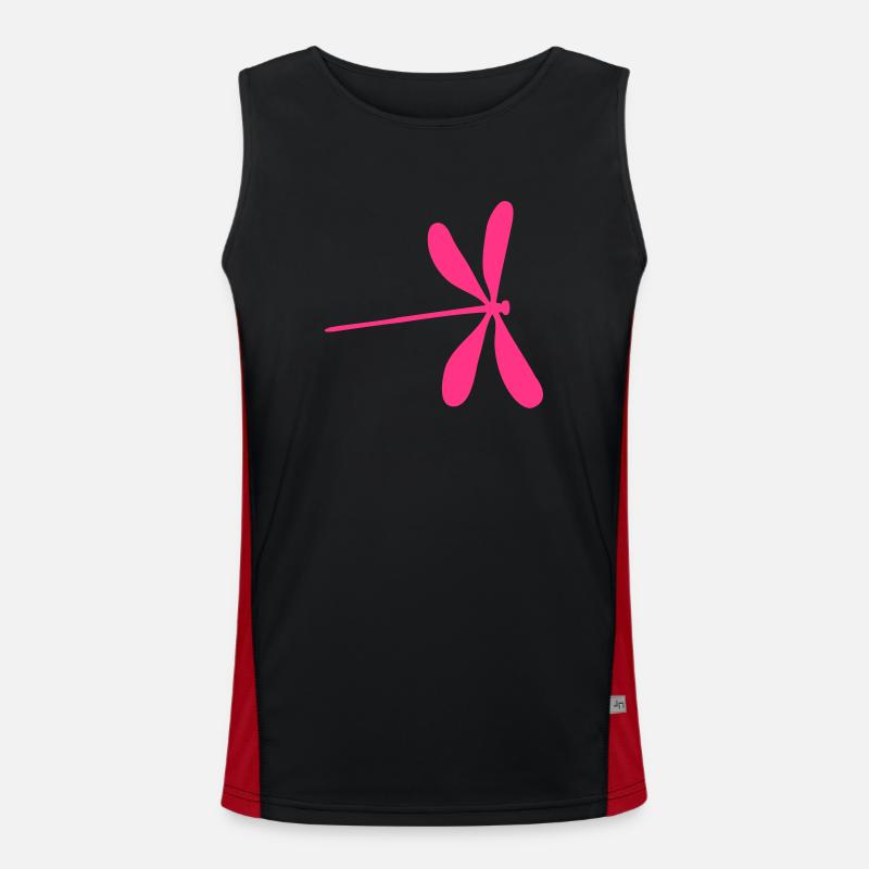 dragon fly Men's Functional Contrast Tank Top 