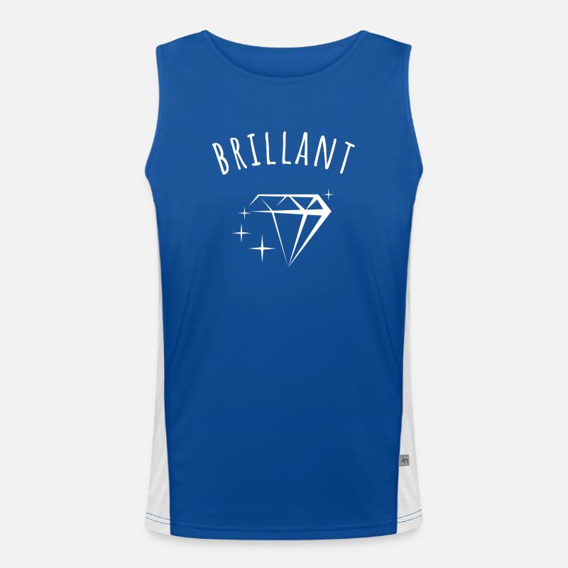 Brilliant gift idea Men's Functional Contrast Tank Top 
