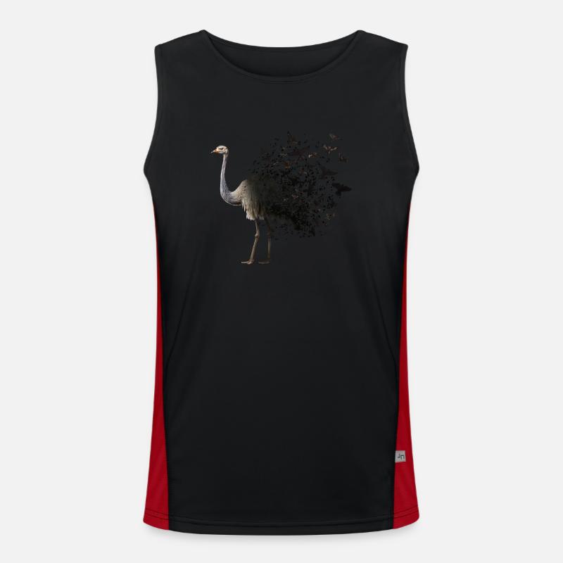 Ostrich Men's Functional Contrast Tank Top 