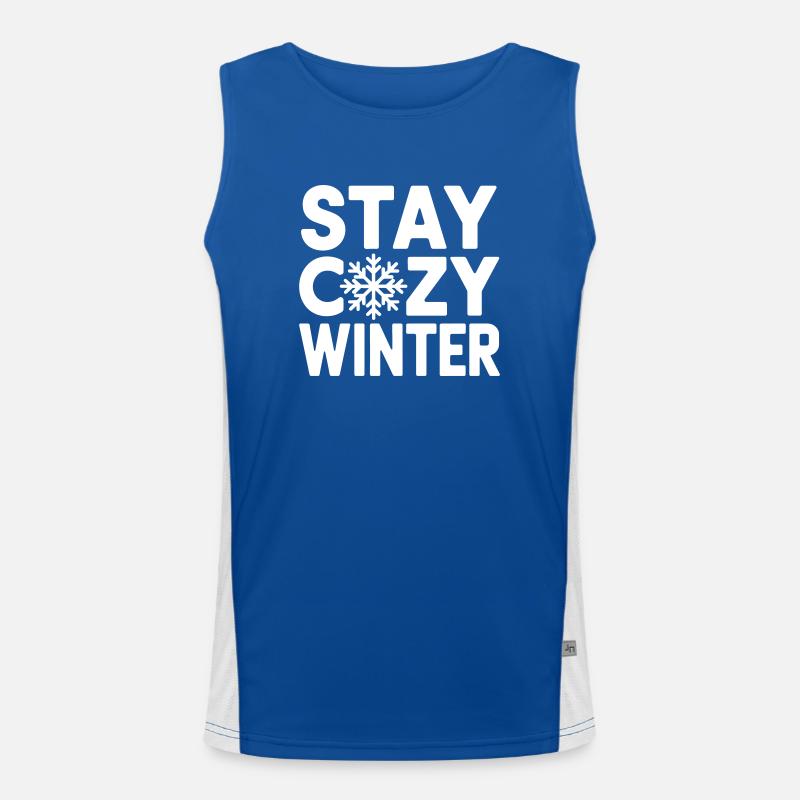 Bleiben Sie gemütlich Winter Funktionelles Kontrast-Tank Top für Männer 