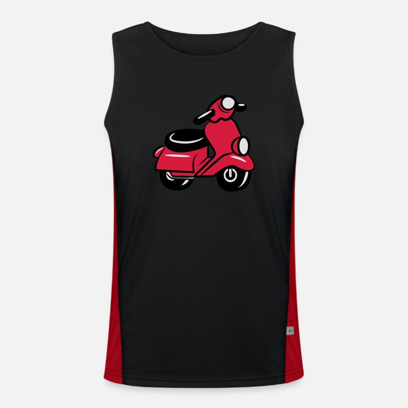 motorroller suess Funktionelles Kontrast-Tank Top für Männer 
