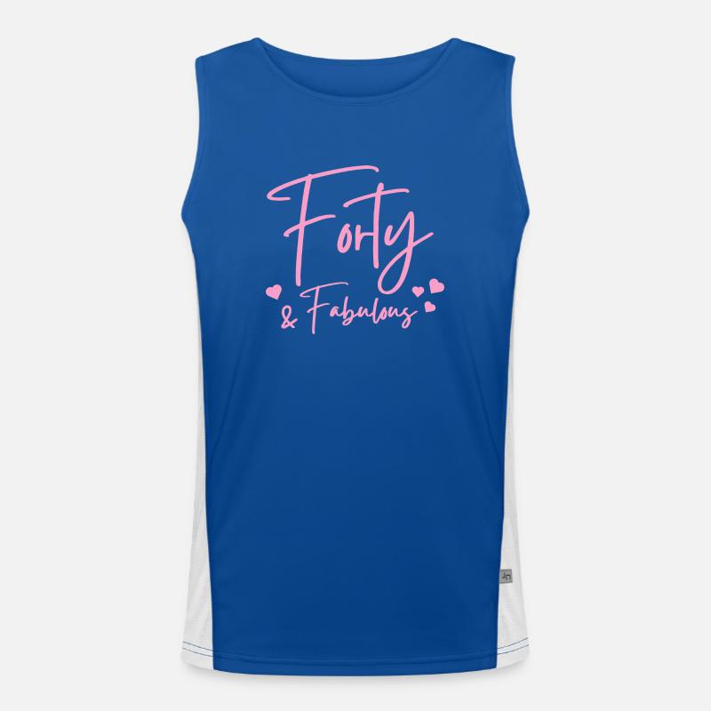 Forty fabulous Men's Functional Contrast Tank Top 