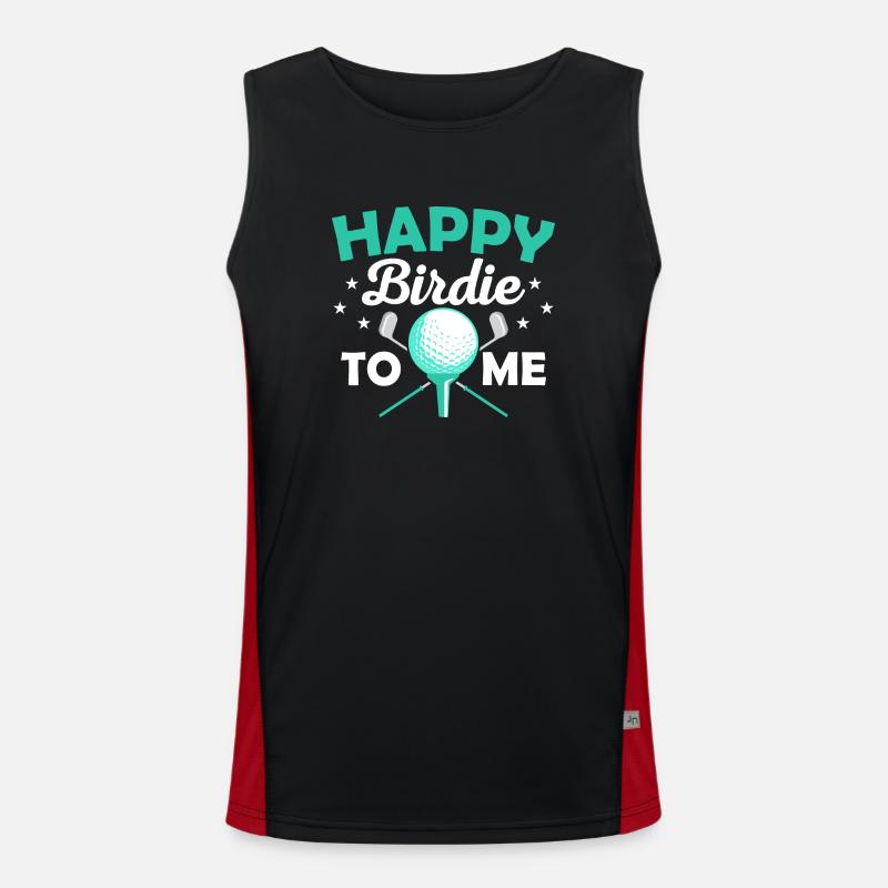 Joyeux Birdie à moi Golf Golf Débardeur respirant contrasté Homme 