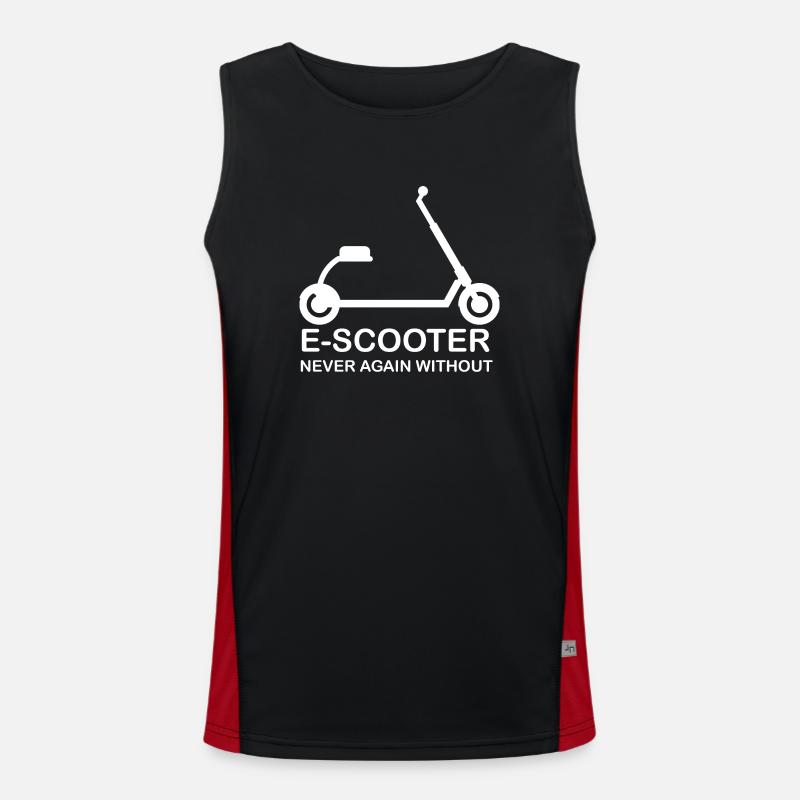 E-Scooter Roller Scooter Débardeur respirant contrasté Homme 