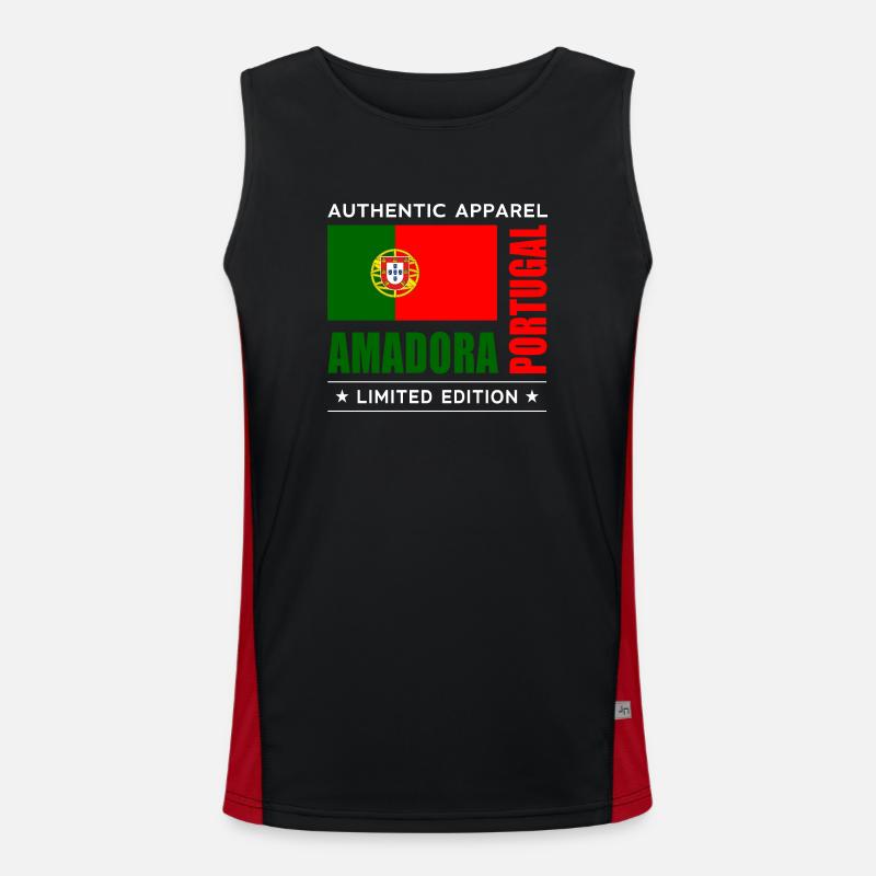Amadora Funktionelles Kontrast-Tank Top für Männer 