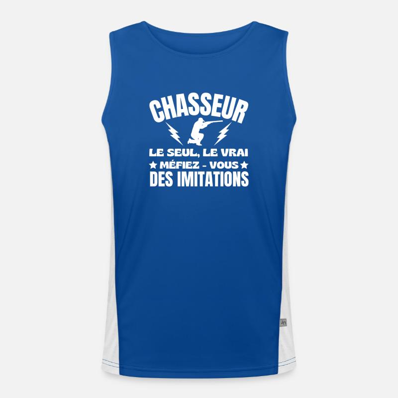 HUNTER THE ONLY REAL ONE Men's Functional Contrast Tank Top 
