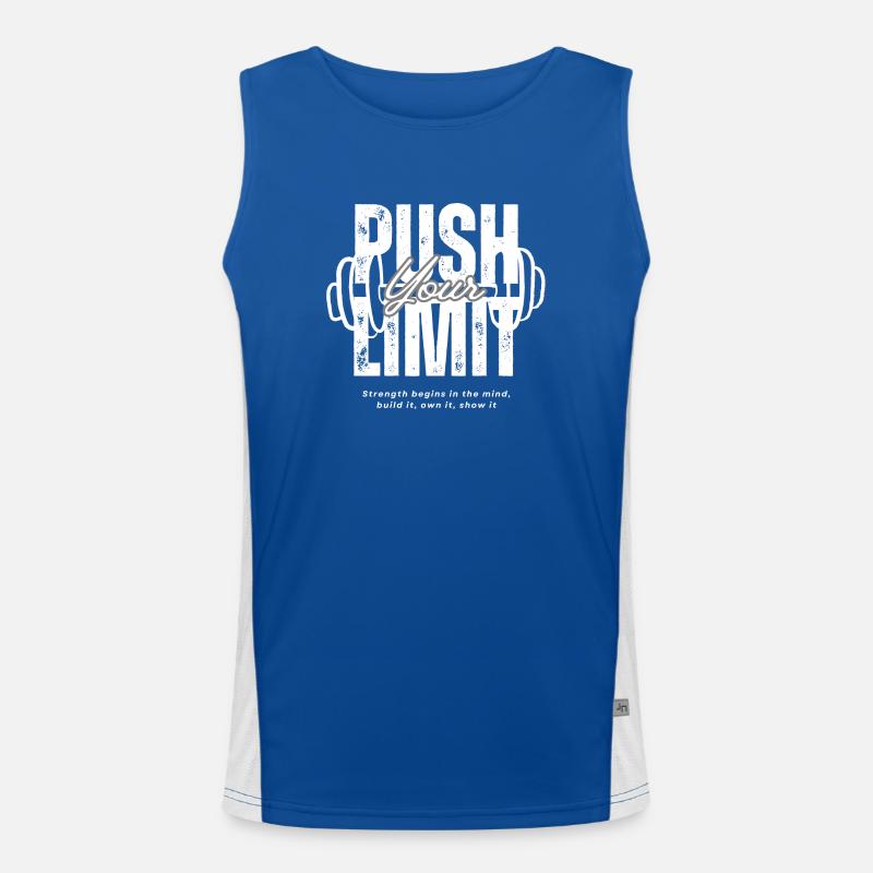 Push your limit Men's Functional Contrast Tank Top 