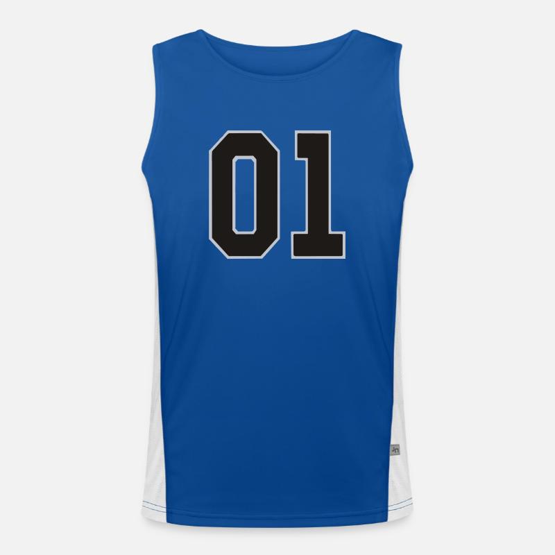 01 Men's Functional Contrast Tank Top 