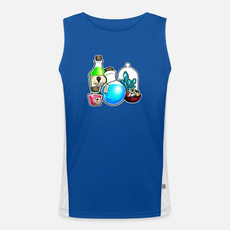 Witch's Kitchen Funktionelles Kontrast-Tank Top für Männer 