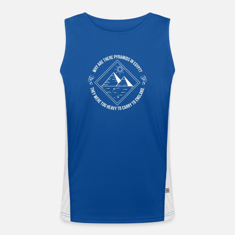 Pyramides pas en Angleterre Débardeur respirant contrasté Homme 