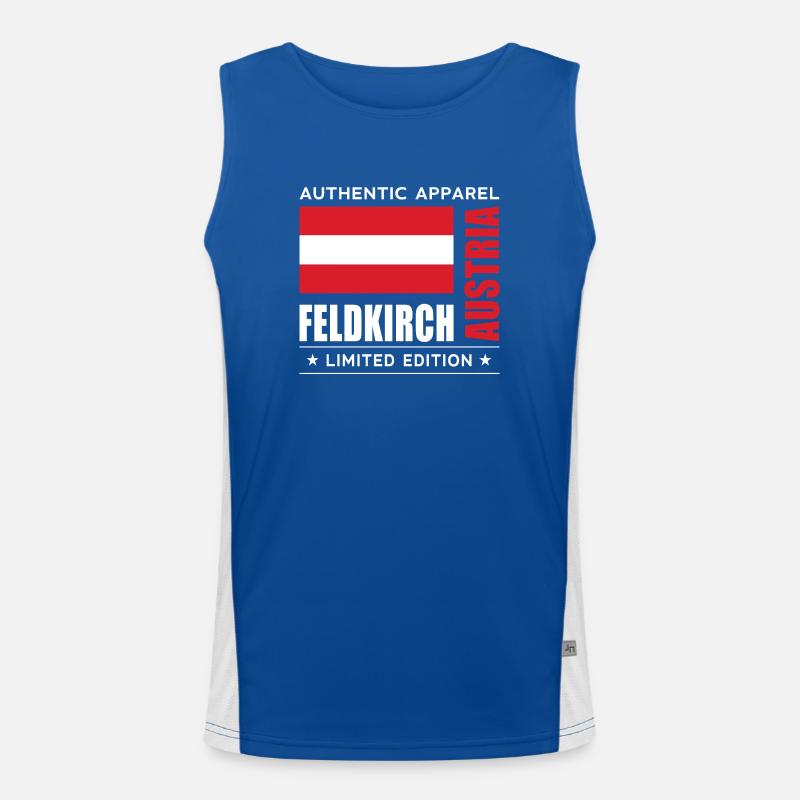 Feldkirch Funktionelles Kontrast-Tank Top für Männer 