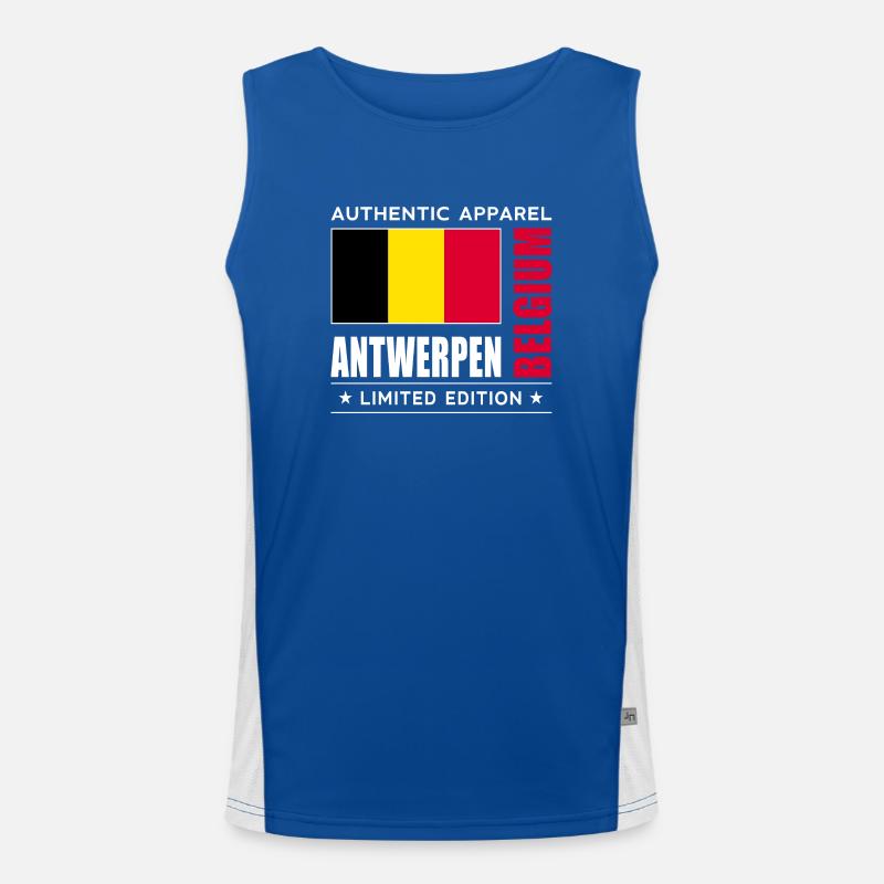 Antwerpen Funktionelles Kontrast-Tank Top für Männer 