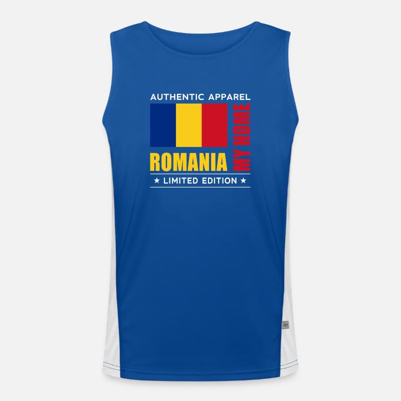 Roumanie Débardeur respirant contrasté Homme 