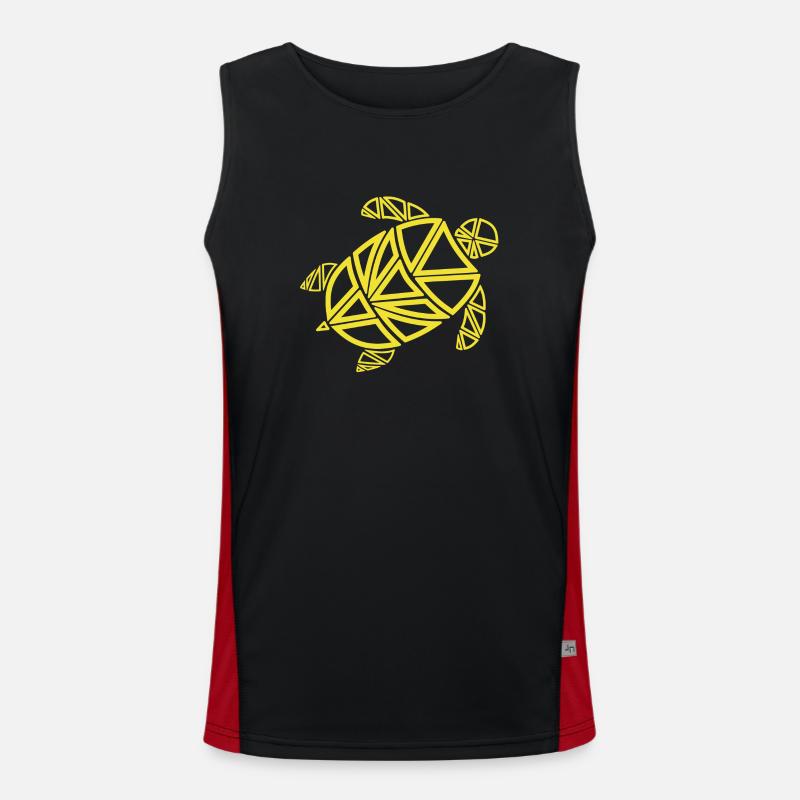 Turtle Men's Functional Contrast Tank Top 