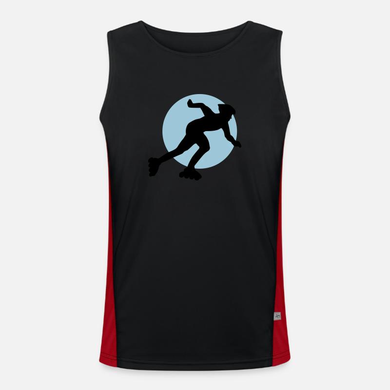 inliner_2c Funktionelles Kontrast-Tank Top für Männer 