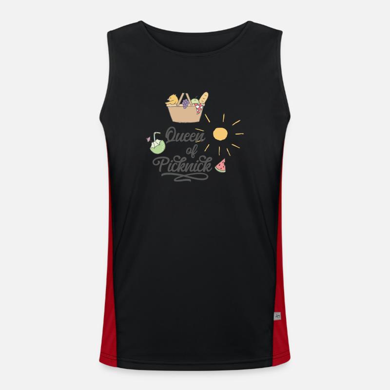 Picknick Funktionelles Kontrast-Tank Top für Männer 