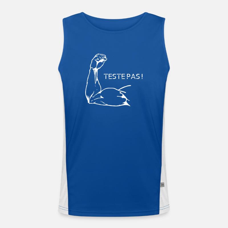 Don't test! Men's Functional Contrast Tank Top 