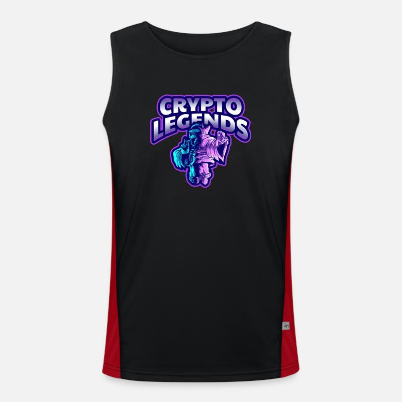 Crypto Legends est le cadeau de Cryptoscene! Débardeur respirant contrasté Homme 
