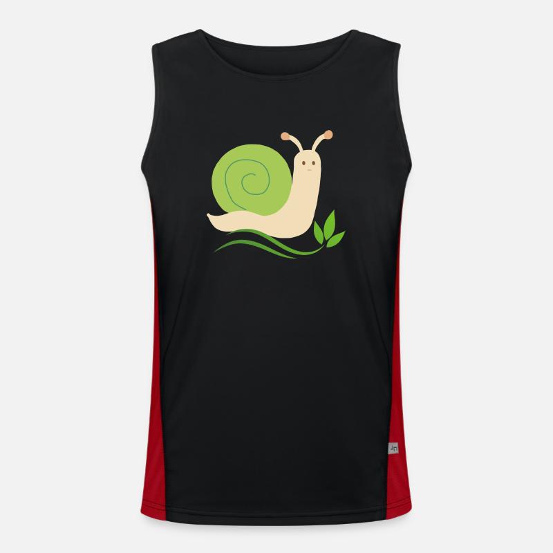 SCHNECKE Funktionelles Kontrast-Tank Top für Männer 