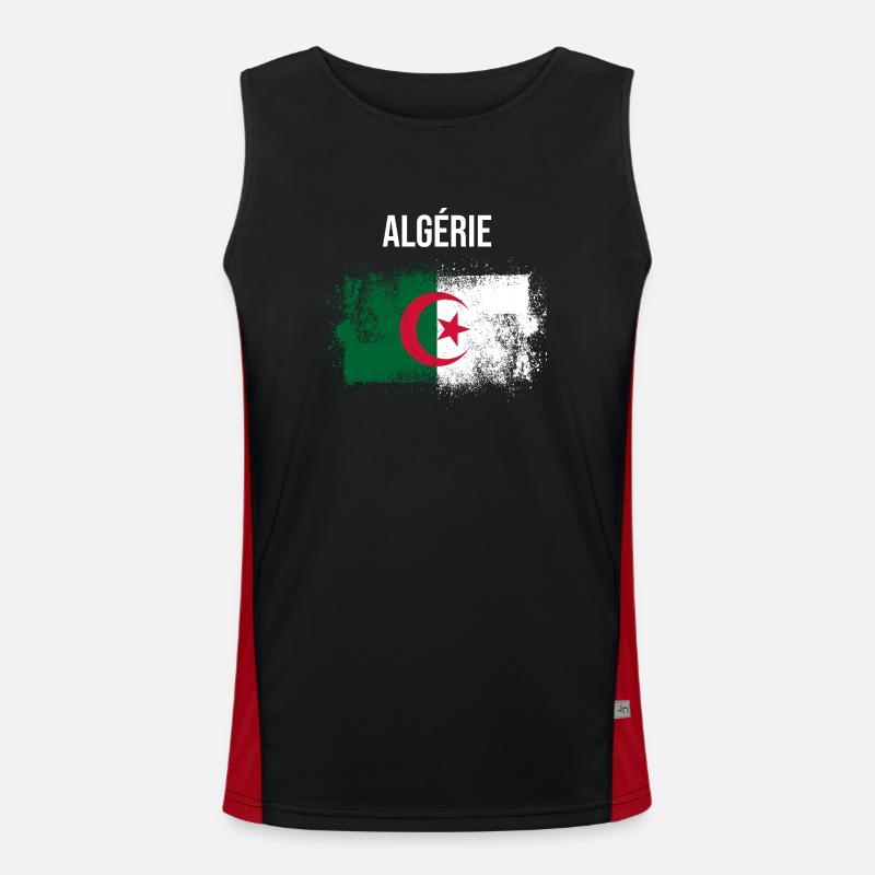 Algeria Men's Functional Contrast Tank Top 