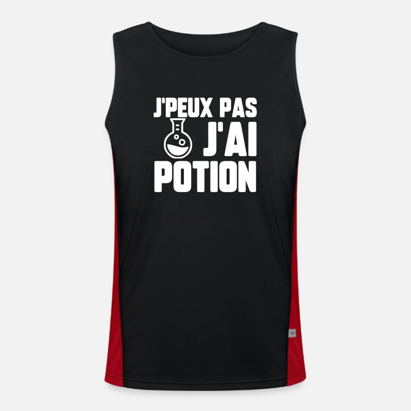 J’peux pas j’ai potion Débardeur respirant contrasté Homme 