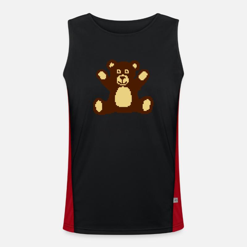 Bear, Ours Débardeur respirant contrasté Homme 